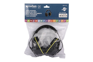 Cofan – Cascos Antirruido Profesionales | SNR 32 dB | Ajustables y Ligeros | Protección Auditiva Categoría III